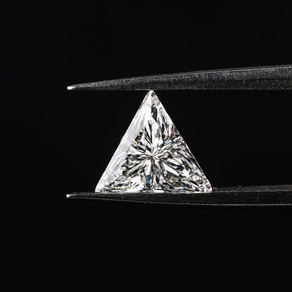Triangle Cut Lab Grown Pair Diamond Loose Matching Pair Of Antique Shape Diamond Loose White Gold Triangle Diamond Stud Earrings
