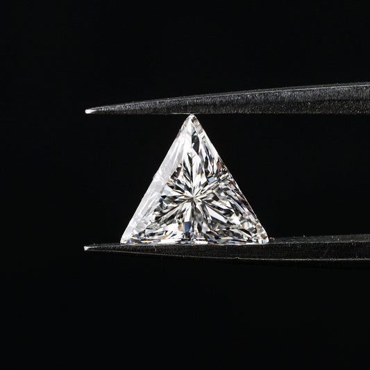 Triangle Cut Lab Grown Pair Diamond Loose Matching Pair Of Antique Shape Diamond Loose White Gold Triangle Diamond Stud Earrings
