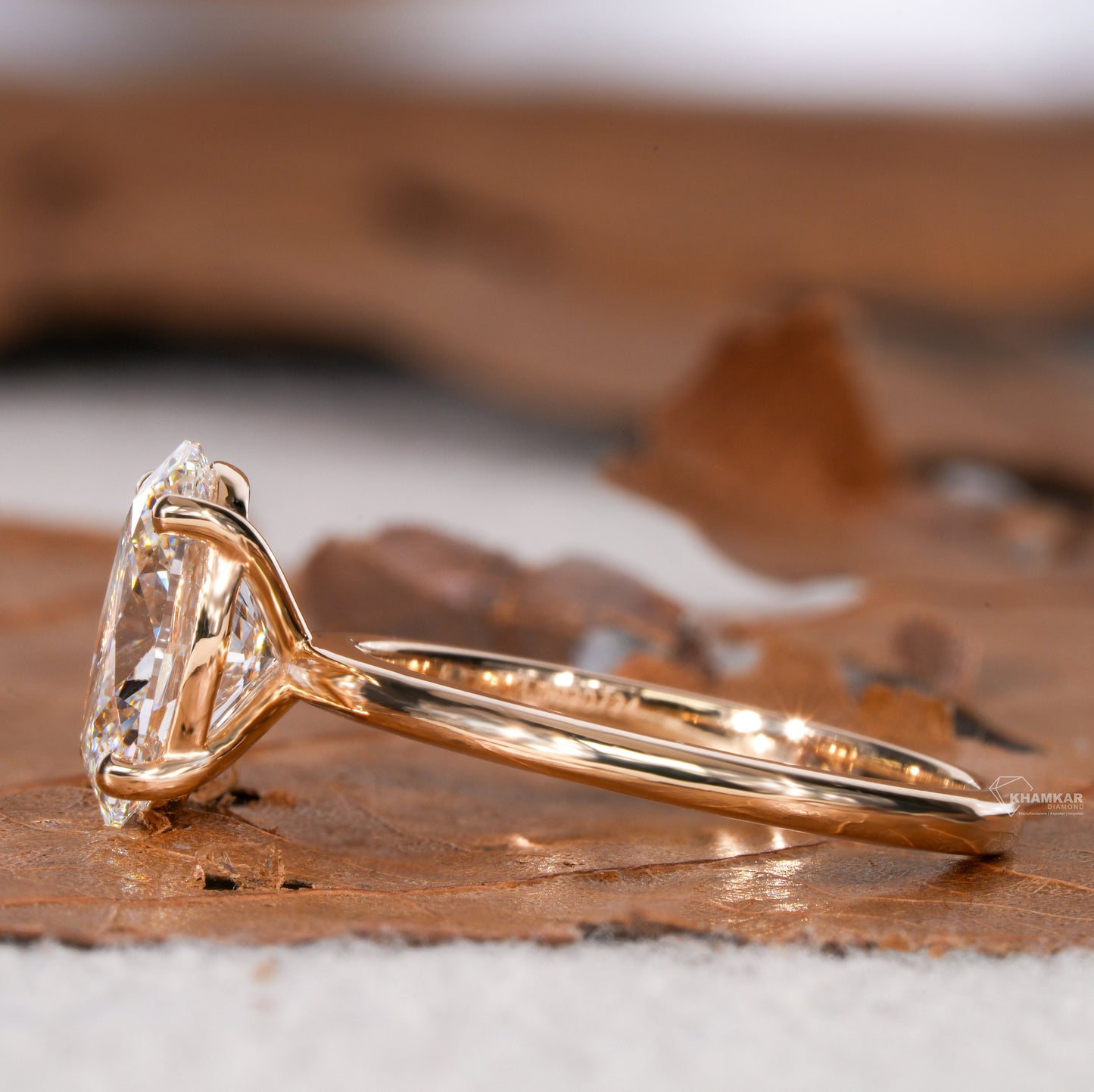 2.00CT Oval Lab Grown Diamond Solitaire Engagement Ring –Wedding Ring for Her