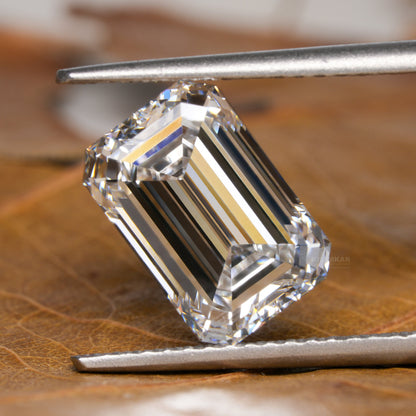 2.57 CT Emerald Cut IGI Certified Lab Diamond