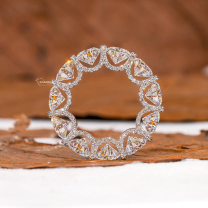 6.50MM Lab Grown Diamond Eternity Band – Stackable Wedding Ring