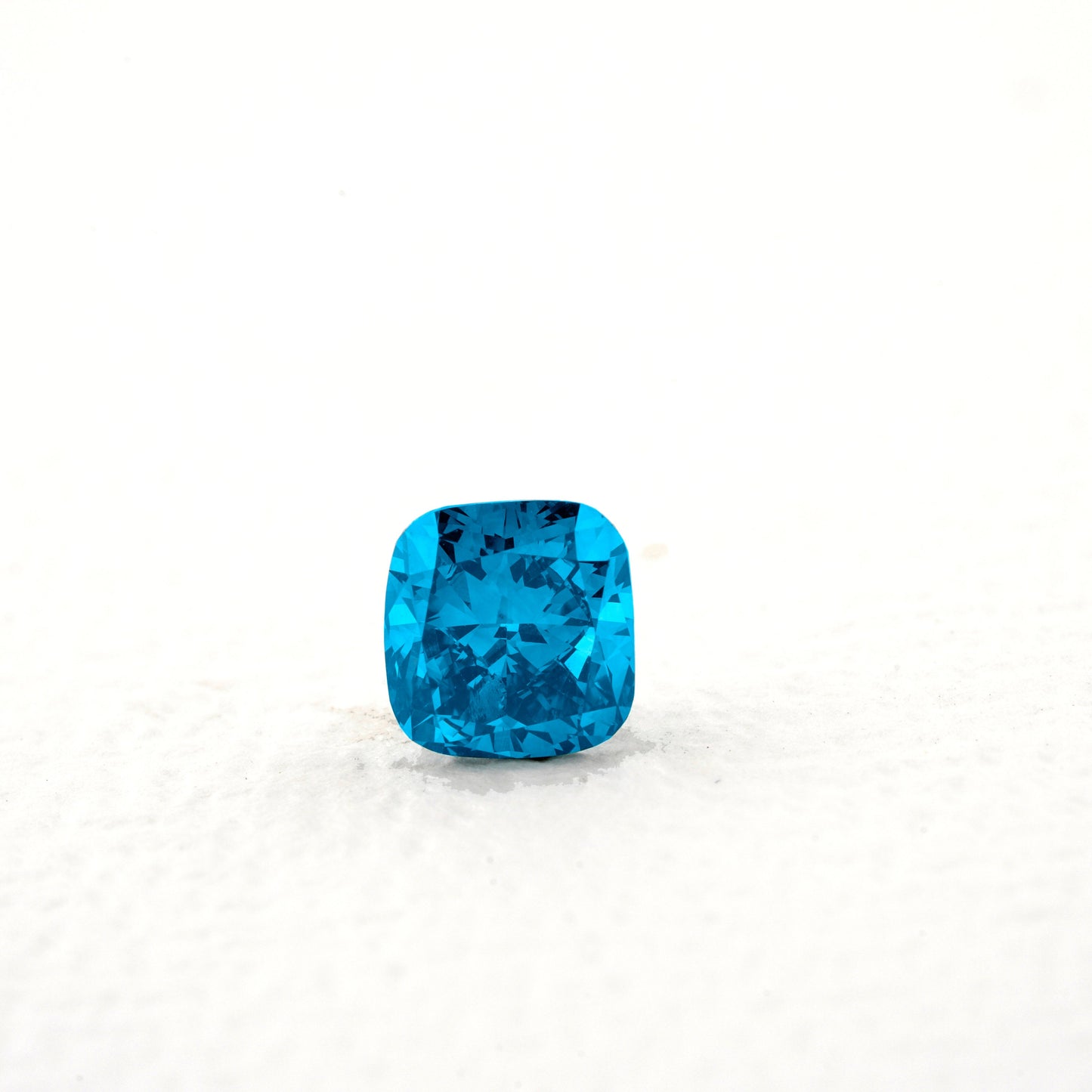 Cushion Lab Grown Blue Colored Loose Diamond Certified Brilliant Cut Diamond Loose For Gift Eco-Friendly Diamond Blue Cushion Diamond Ring