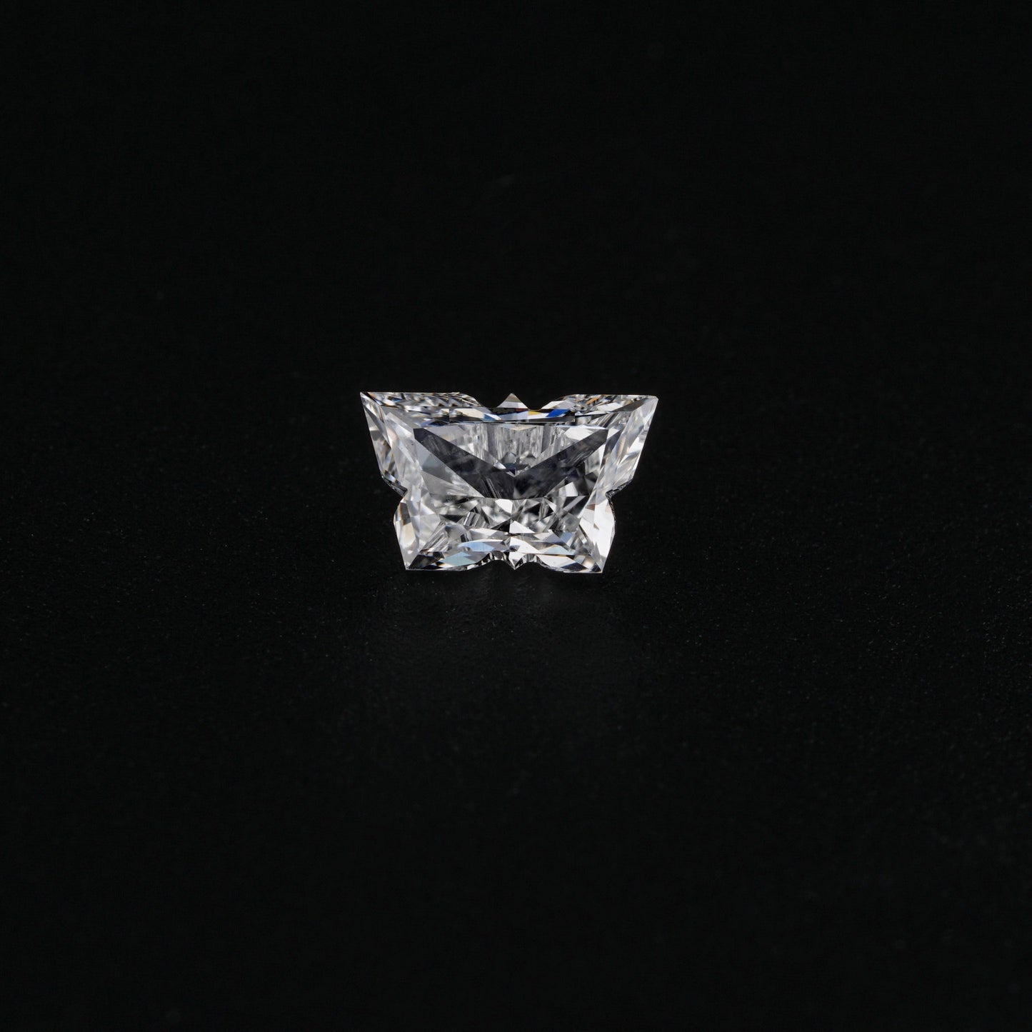 Butterfly Shape Lab grown Diamond 14K White Gold Created Diamond Wedding Ring White Gold Lab Grown Diamond Wedding Pendant Fancy Cut Diamond
