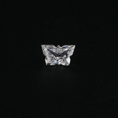 Butterfly Shape Lab grown Diamond 14K White Gold Created Diamond Wedding Ring White Gold Lab Grown Diamond Wedding Pendant Fancy Cut Diamond