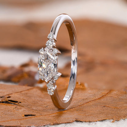 East West Dutch Marquise Lab Diamond Engagement Ring For Her
