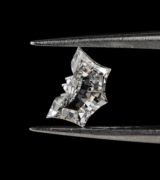 Bat Shape Lab Diamond CVD Loose Diamond For Pendant Antique Cut Man Made Diamond Loose For Studs Earrings Lab Created Loose Diamond For Her