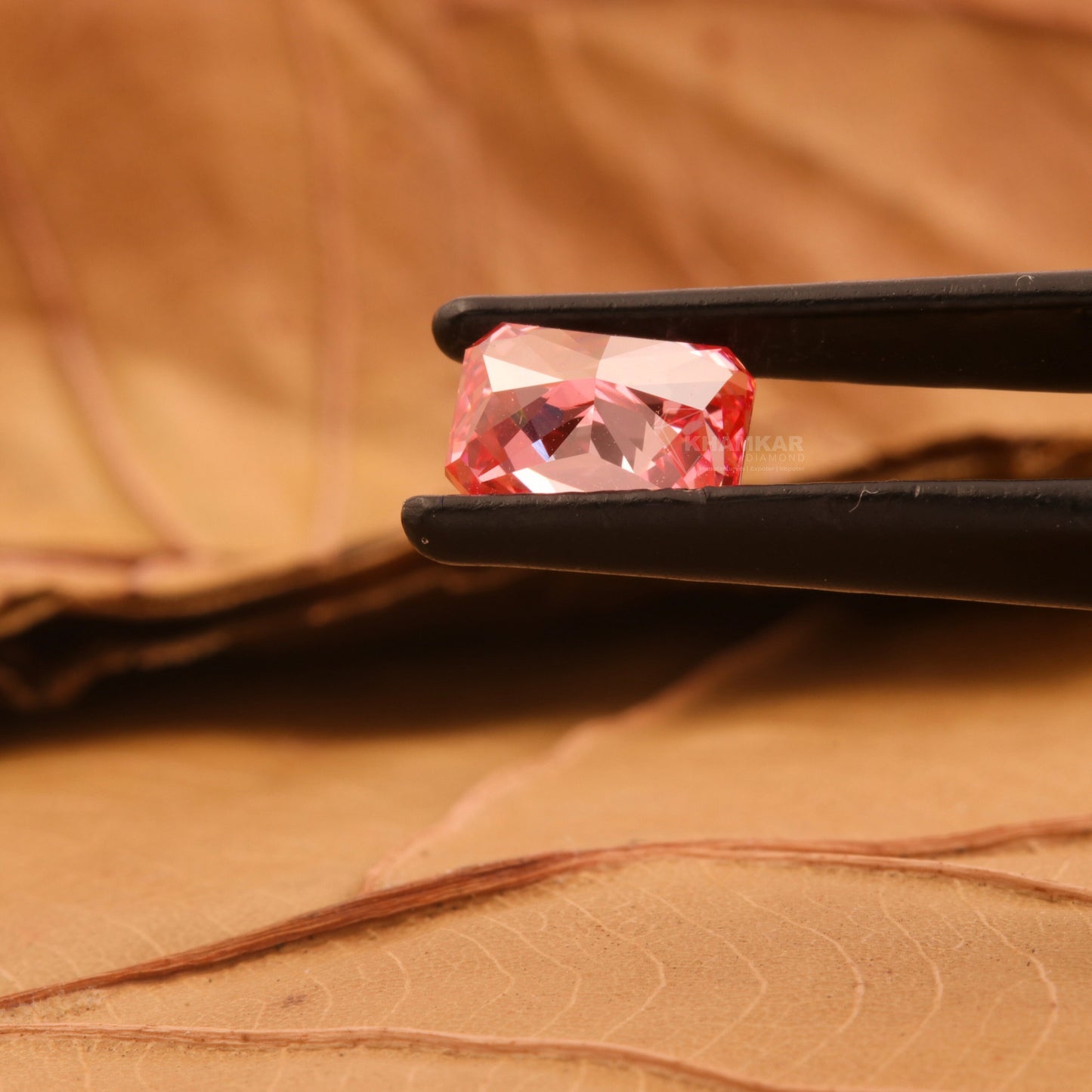 1 CT Radiant Fancy Vivid Pink Labgrown Diamond For Engagement Ring Fancy Color Diamond Pink Diamond Wedding Ring Customize Jewelry