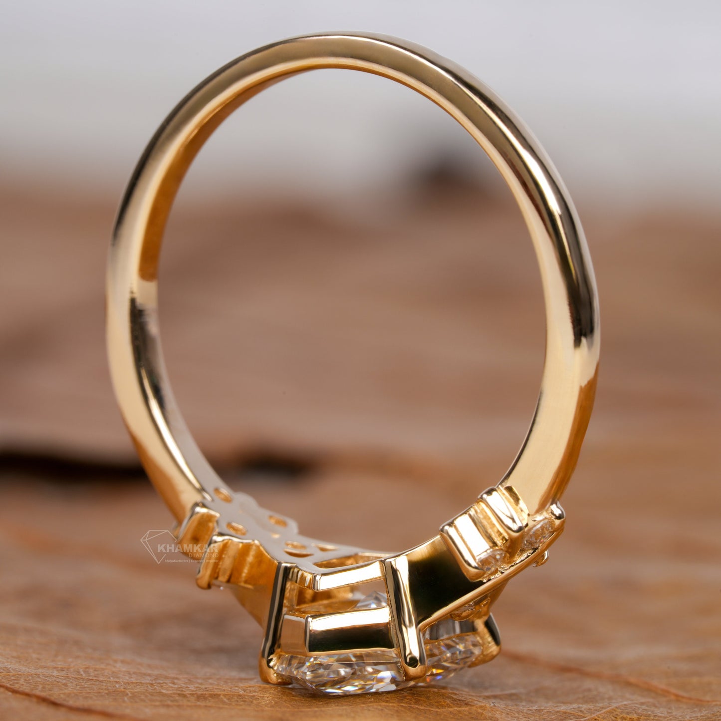 1CT Lab Grown Dutch Marquise Diamond Wedding Ring for Her