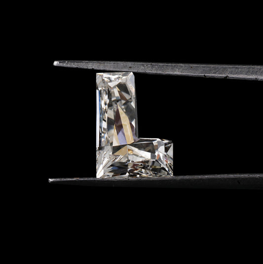 L Shape Labgrown Diamond CVD-Lab Diamond For Studs Anniversary Gift For Neckless Fancy Cut Diamond Antique Cut Diamond Birthday Gift For Her