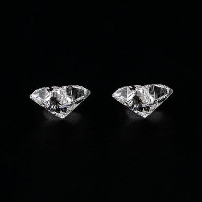 Modified Star Cut Lab grown Diamonds Pair For Studs For Hoop Earring Star Cut Conflict Free Diamond For Pendant Antique Cut Diamond