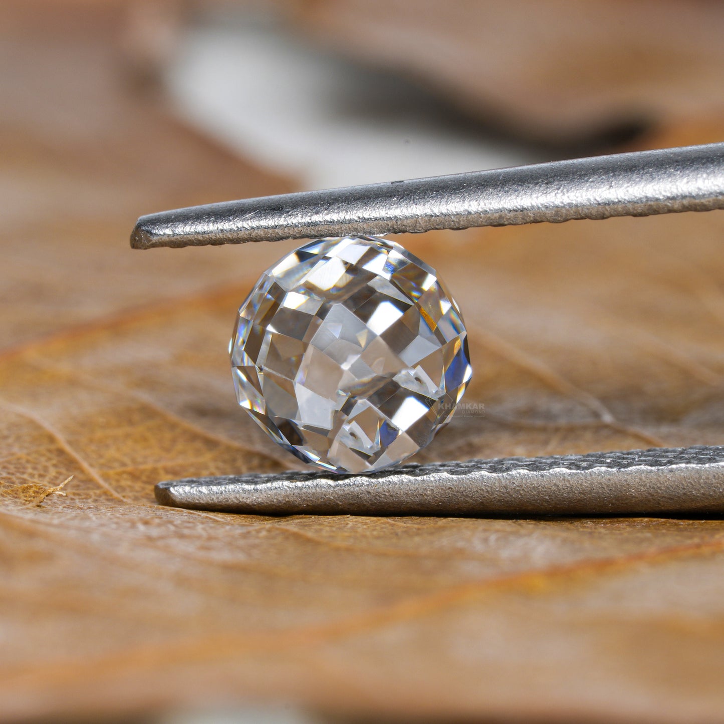 1 CT Ball Shape Lab Diamond for Hoop Earrings & Pendant
