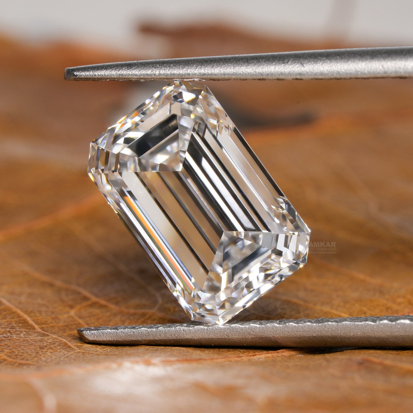 2.57 CT Emerald Cut IGI Certified Lab Diamond