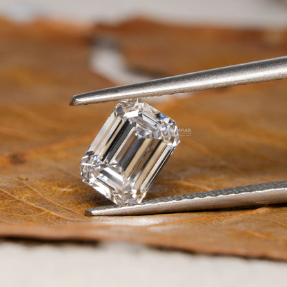 IGI Certified Emerald Cut Lab Grown Diamond