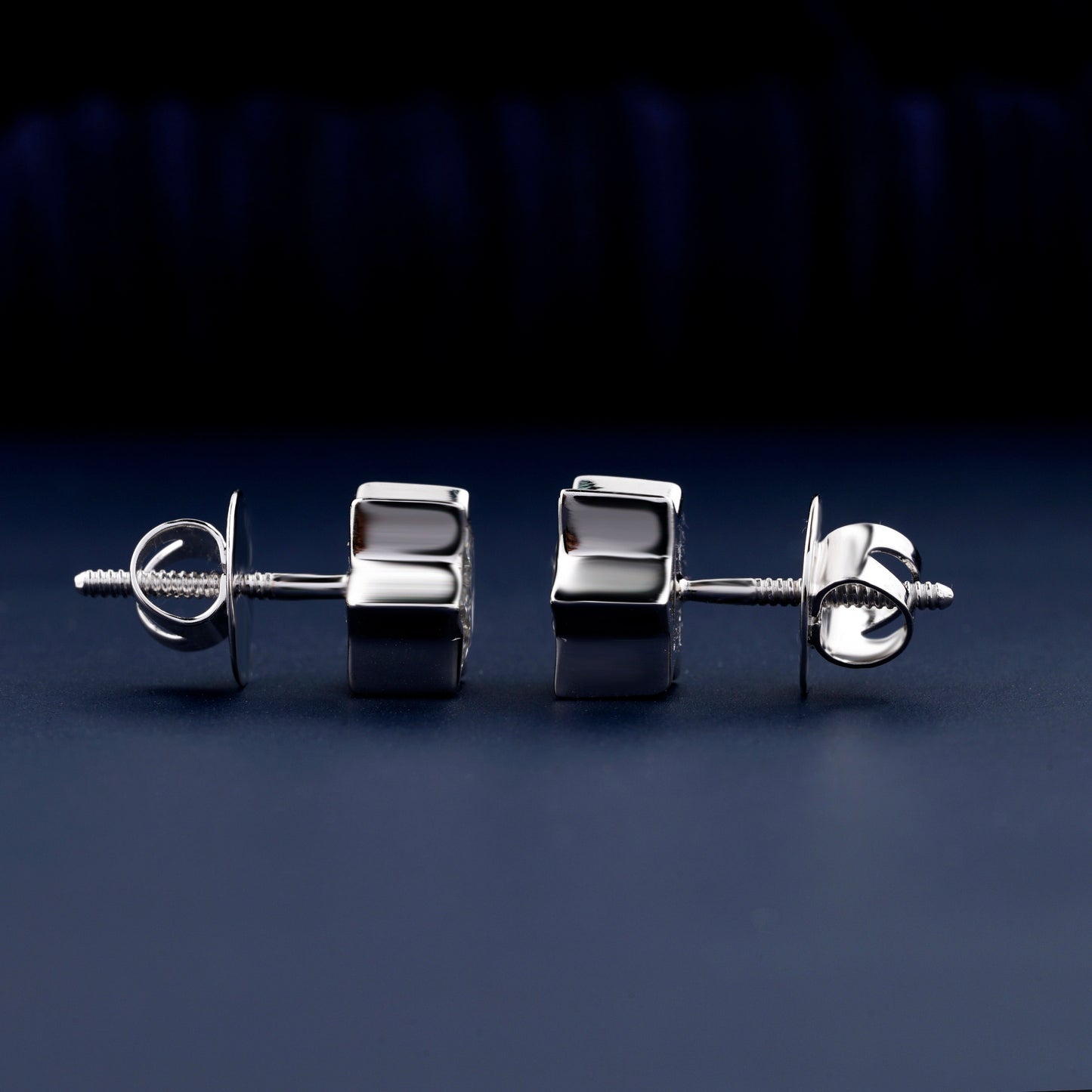 2 CT Star Cut Diamond Screw Back Stud Earrings/Lab Grown Diamond Stud Earrings/Wedding Gift /Gift For Her/Gift For Anniversary/Birthday Gift