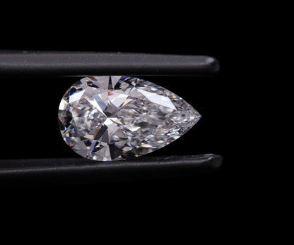 Pear Cut Lab grown Diamond For Engagement Ring Conflict Free Diamond Loose For Her Pear Cut CVD Diamond For Solitaire Necklace Gift For Her