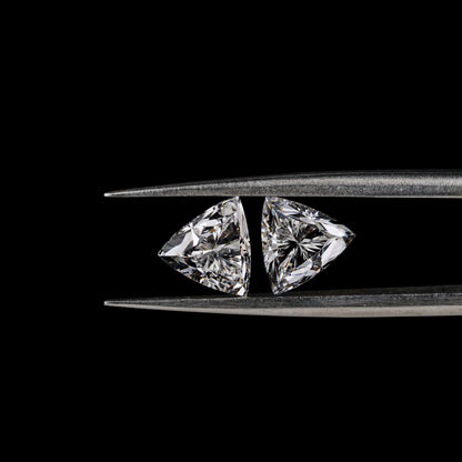 Trillion Cut CVD Lab Diamond Diamond 14K Gold Earring For Solitaire Studs Trillion Diamond For Love Pendant For 3 Stone Diamond Ring