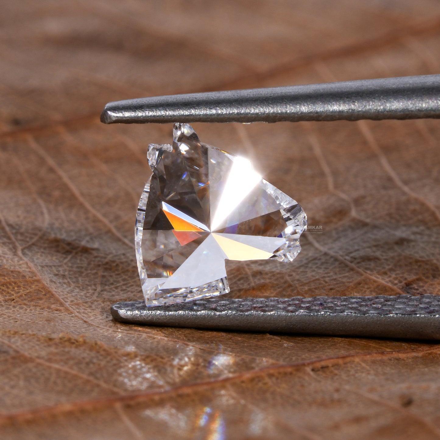 Horse Head Shape Lab Grown Diamond, Fancy Shape Man Made Diamond,1.00 Ct Horse Head Diamond for Unisex Pendant,Loose Diamond For Earring