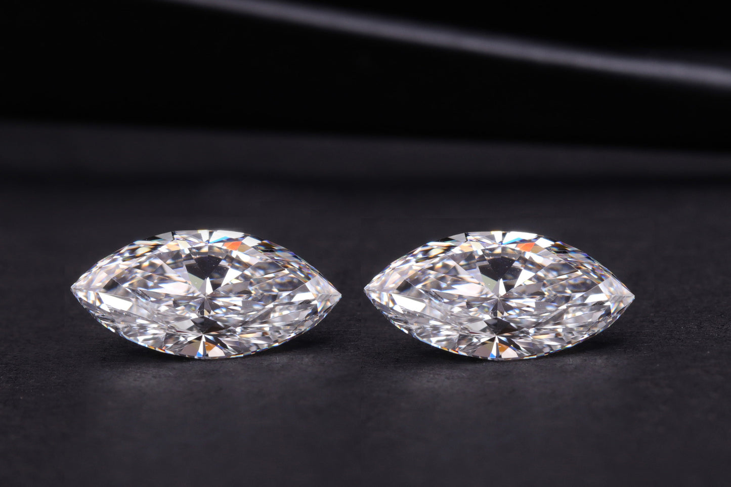 Marquise Cut Lab grown Diamond Pair For Earring Studs D-E Color Loose Diamond For Engagement Ring Fancy Lab Created Diamond Pair