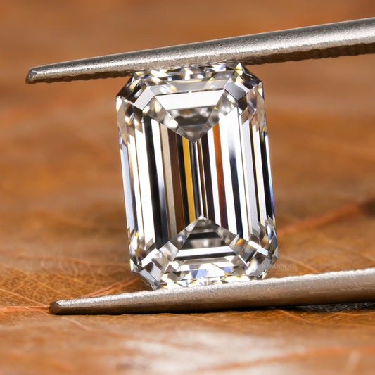 2.57 CT Emerald Cut IGI Certified Lab Diamond