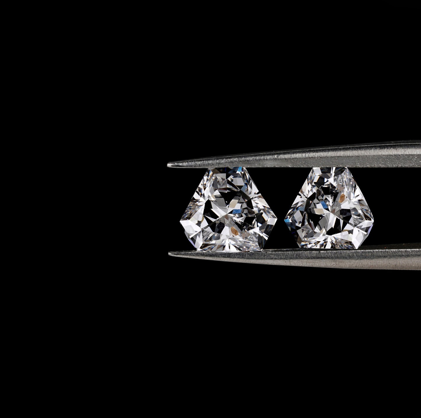 Calf Head Lab grown Diamonds Pair For Earring Set For solitaire Studs For Dangle And Drop Earrings for Bride Antique Cut Diamond Pair