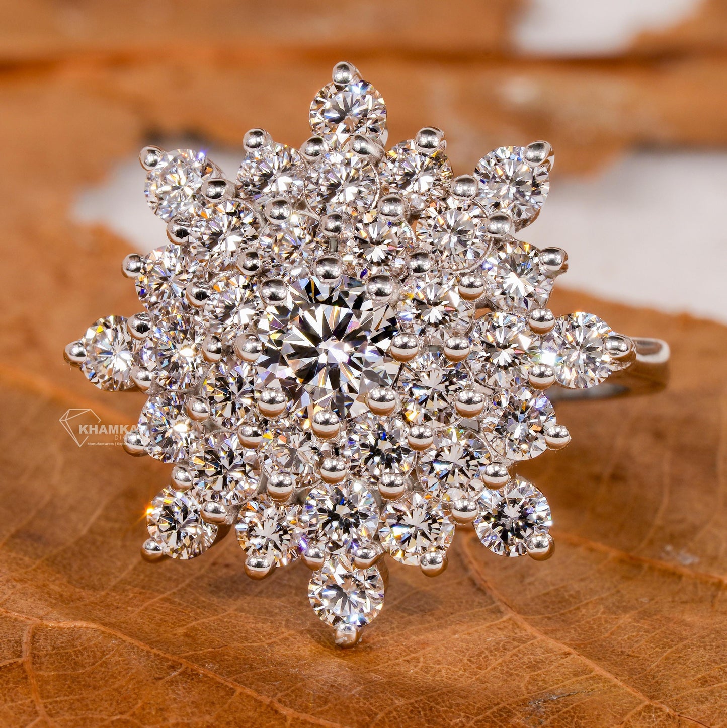 Round Cut Lab Diamond Engagement Ring for Her – Wedding Ring