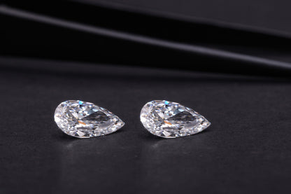 Pear Cut Lab grown Diamond Pair For Earring Eco Friendly Diamond For Engagement Ring Pear Diamond For Anniversary Gifts Fancy Cut Diamond