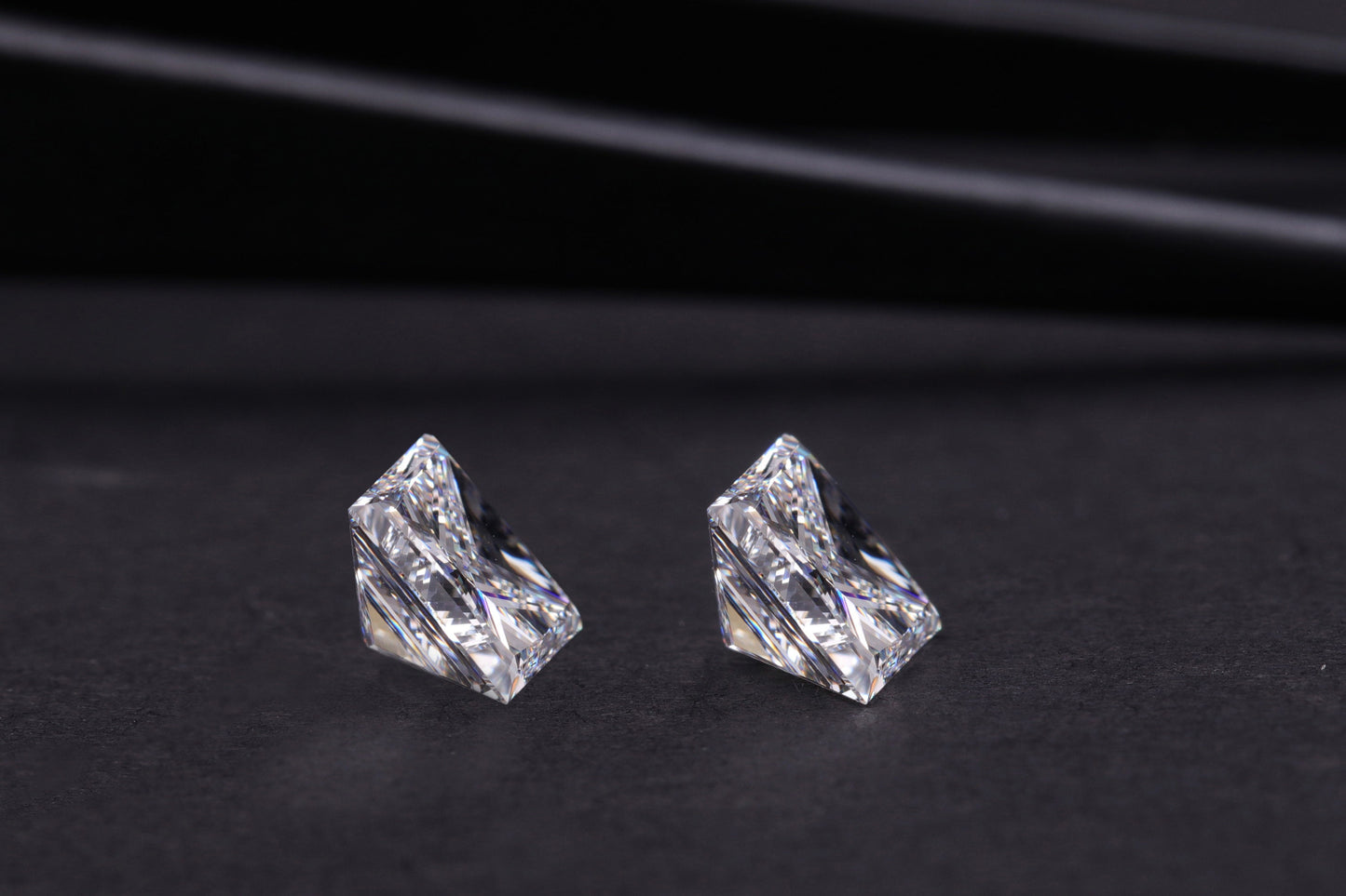 Princess Cut Lab grown Diamond CVD-HPHT Diamond Pair For Earring Studs D-E Color Loose Diamond For Anniversary Gift Fancy Cut Diamond