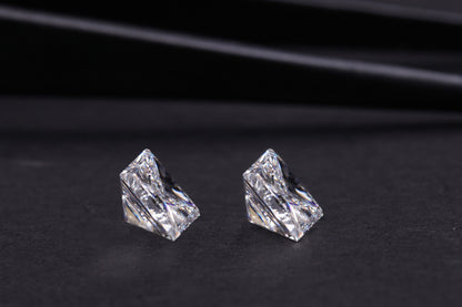 Princess Cut Lab grown Diamond CVD-HPHT Diamond Pair For Earring Studs D-E Color Loose Diamond For Anniversary Gift Fancy Cut Diamond