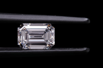 Emerald Cut Labgrown Diamond For Engagement Ring DE Color Loose Diamond For Wedding Band Emerald Cut Solitaire Diamond Pendant CVD Diamond