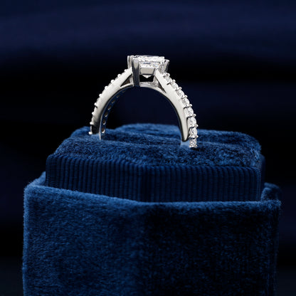 Princess Lab Diamond Ring 1CT – Wedding Ring for Her