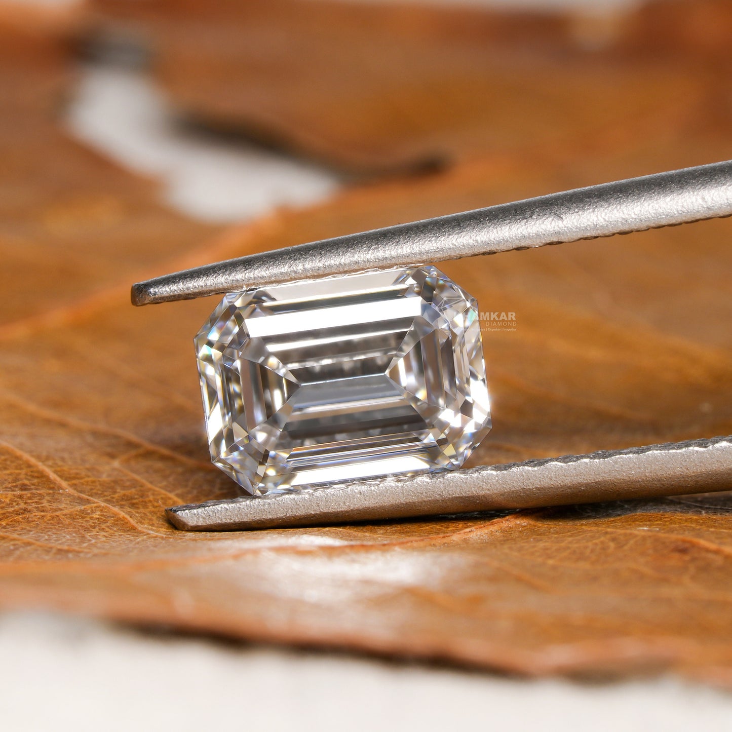 IGI Certified Emerald Cut Lab Grown Diamond