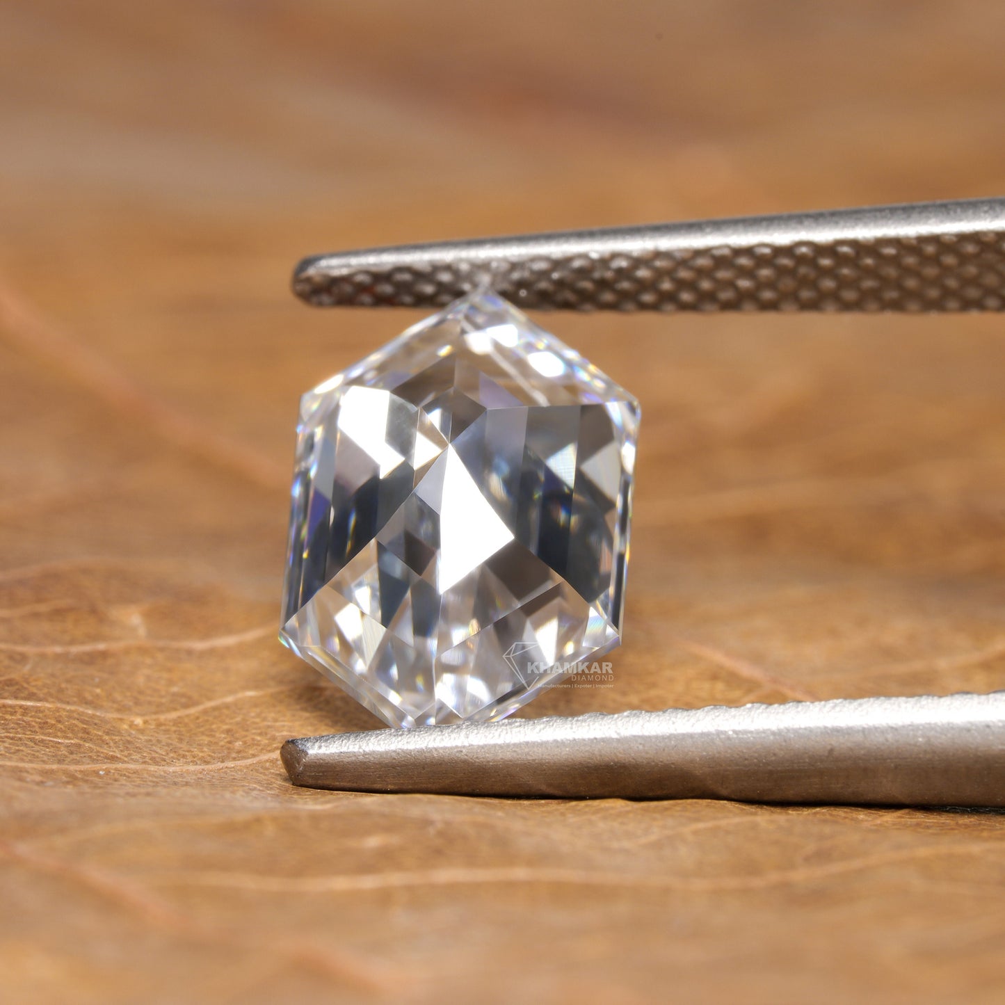 Long Hexagon Cut Lab Grown Diamond | Loose Fancy Diamond