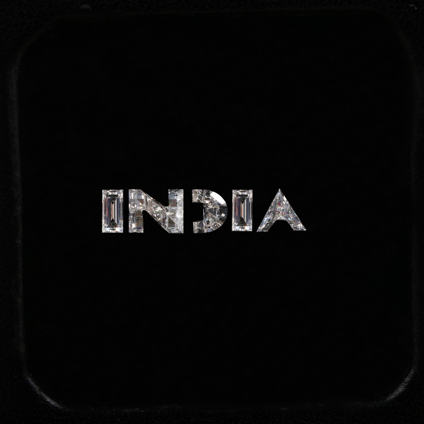 INDIA Letter Lab Grown Diamond for Pendant & Hip Hop Jewelry