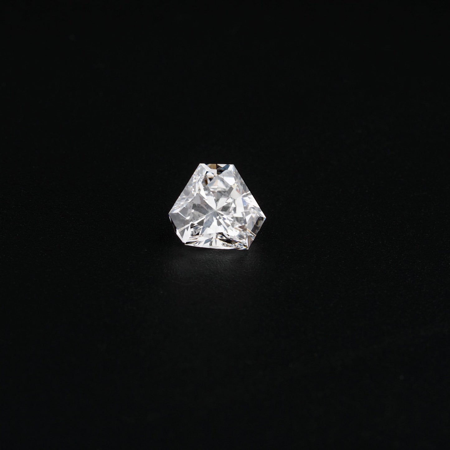 Calf Head Antique Cut Lab Diamond Stud Earrings
