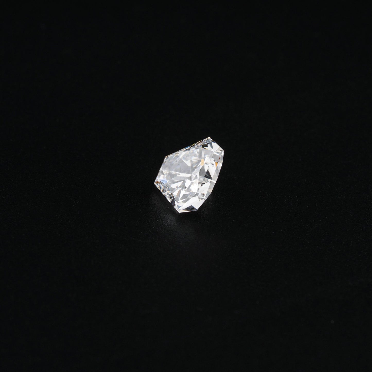 Calf Head Antique Cut Lab Diamond Stud Earrings