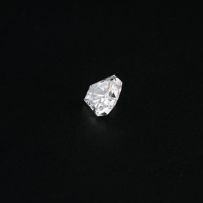 Calf Head Antique Cut Lab Diamond Stud Earrings