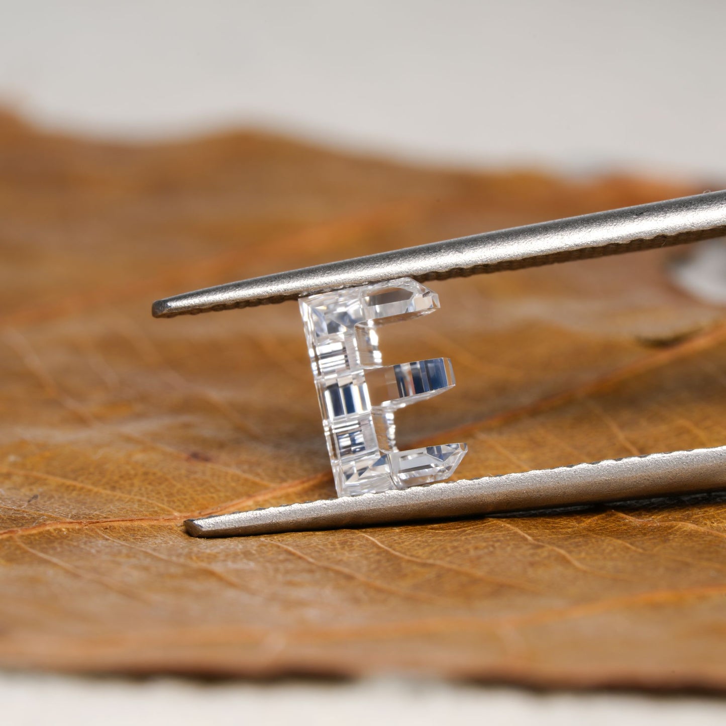 0.50CT E Initial Lab Grown Diamond Necklace for Women