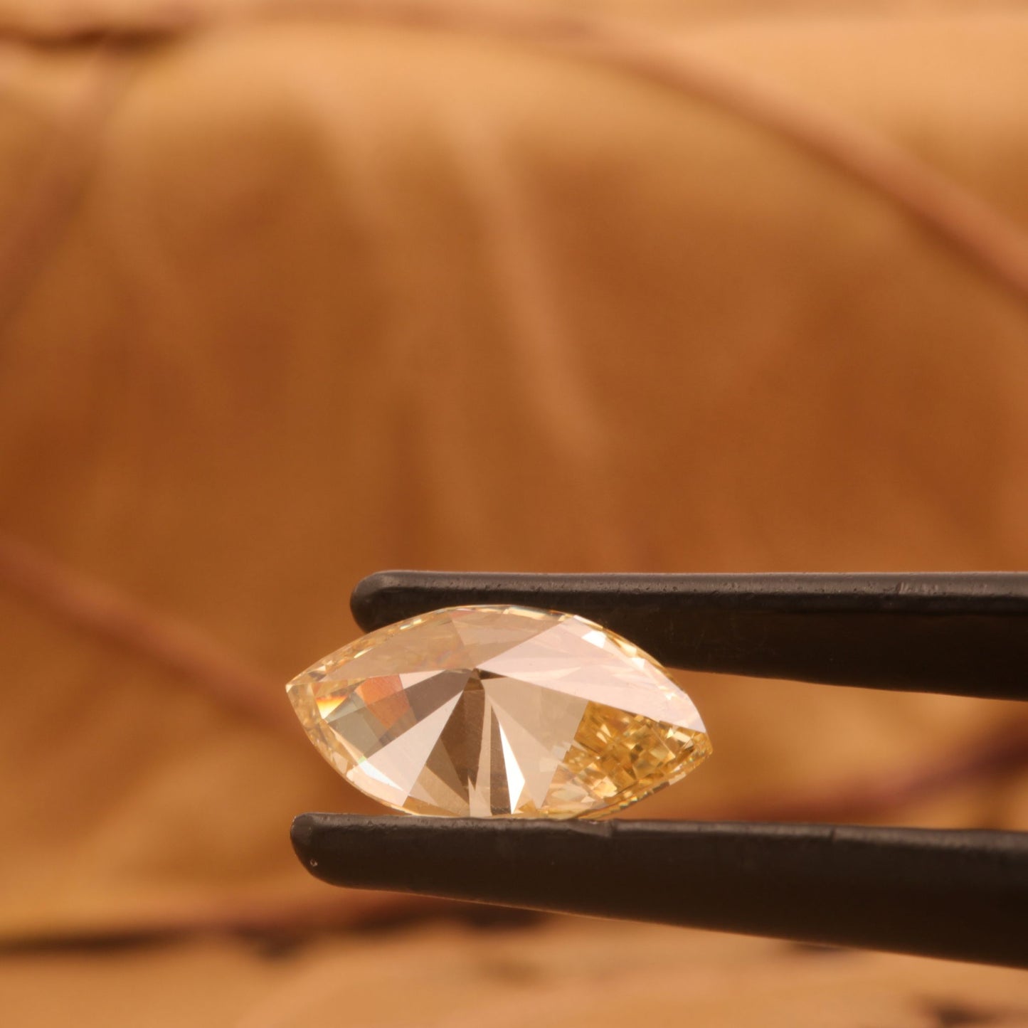 1CT Marquise Yellow Lab Grown Diamond Loose