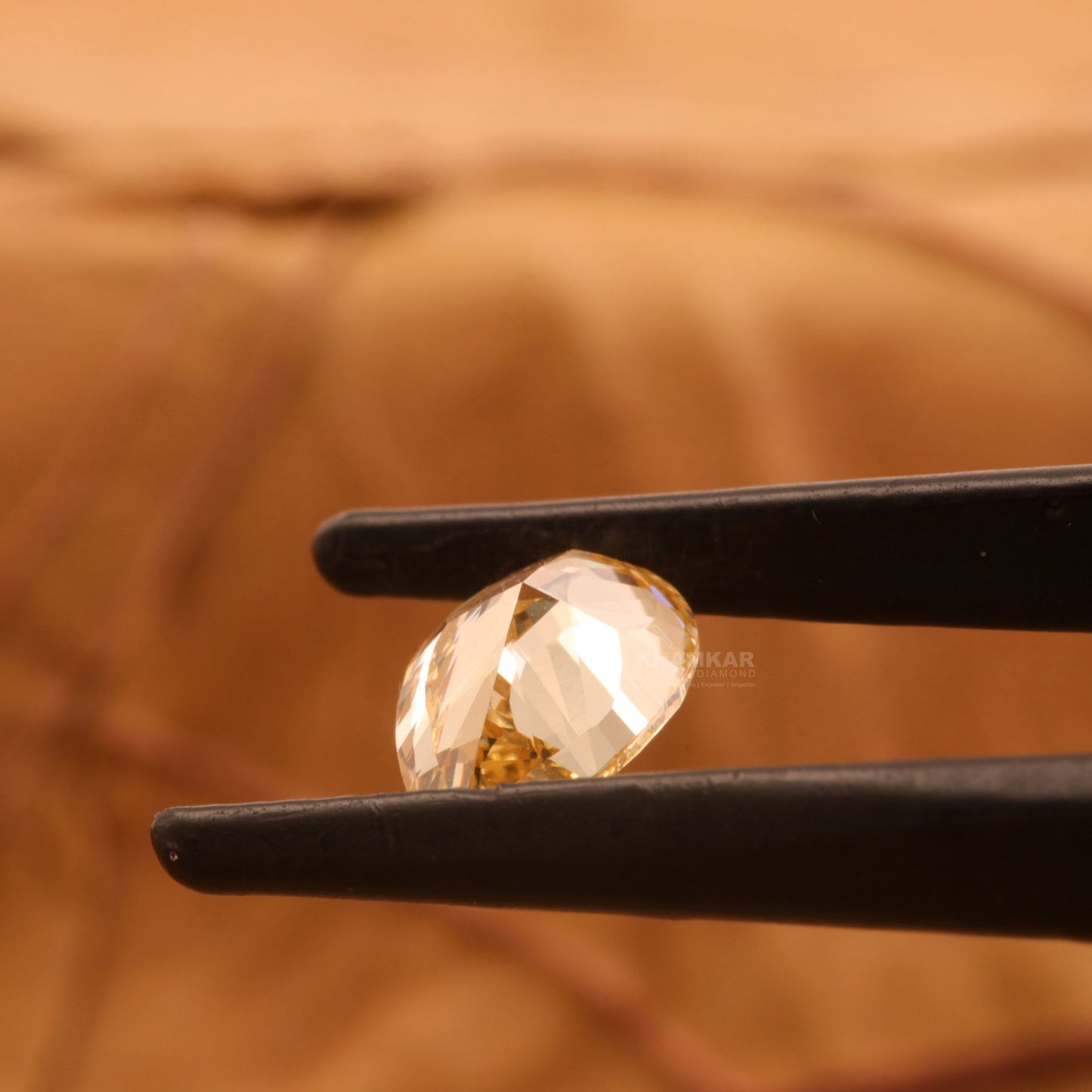 1CT Pear Vivid Yellow Lab Diamond | Loose IGI | Conflict Free