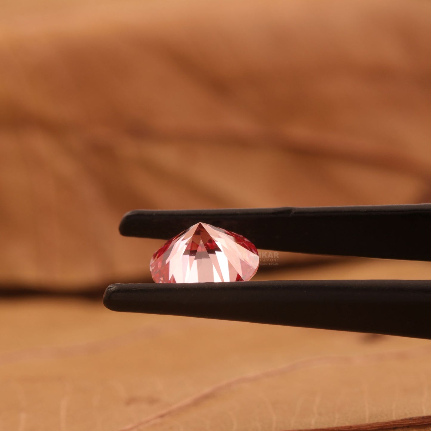 1 CT Round Fancy Vivid Pink Lab Grown Diamond | CVD Loose Diamond