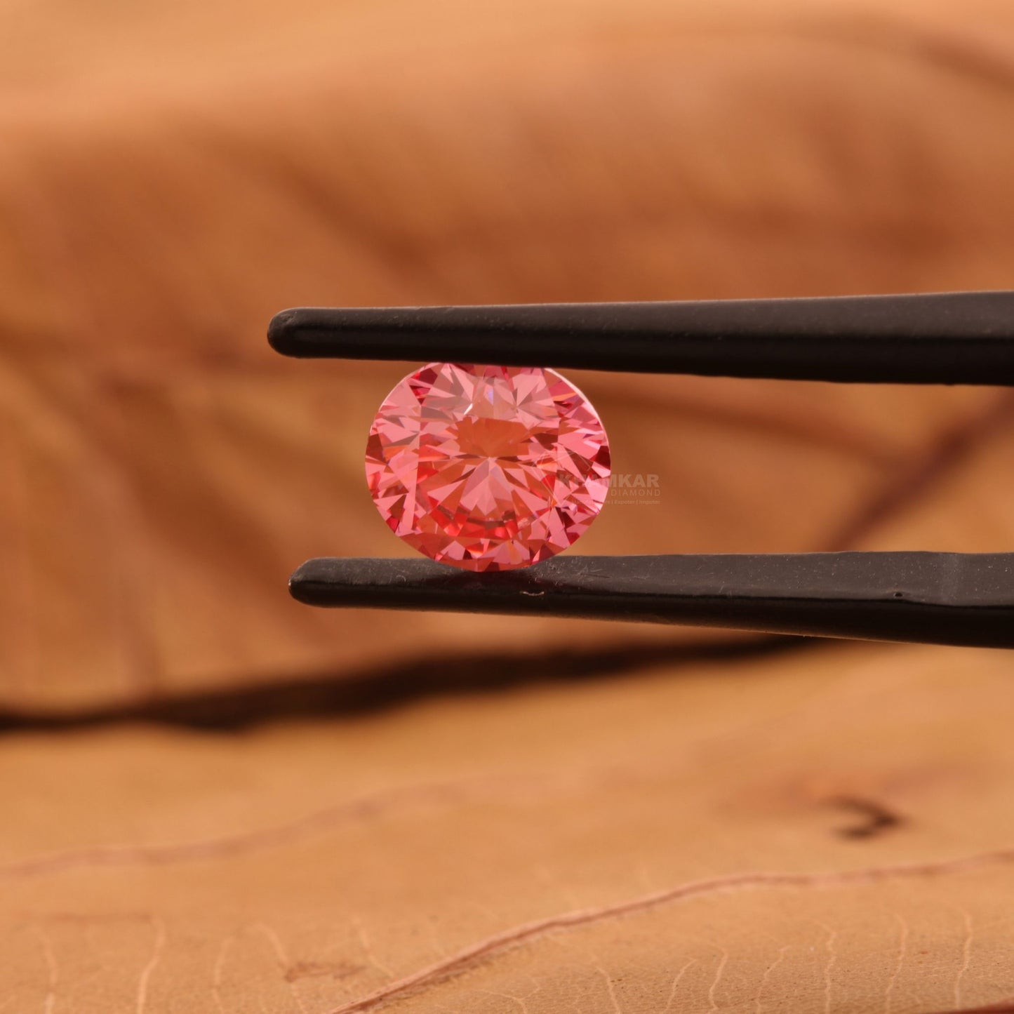 1 CT Round Fancy Vivid Pink Lab Grown Diamond | CVD Loose Diamond