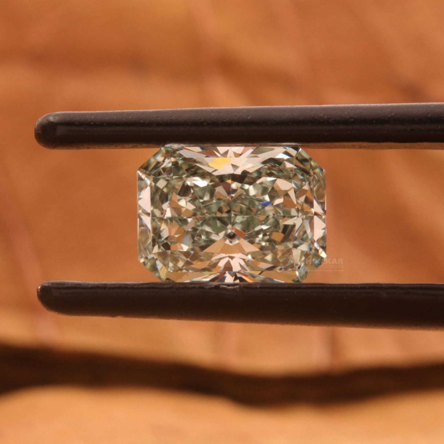 1 Ct Radiant Cut Green Lab Grown Diamond | Loose Diamond for Engagement Ring