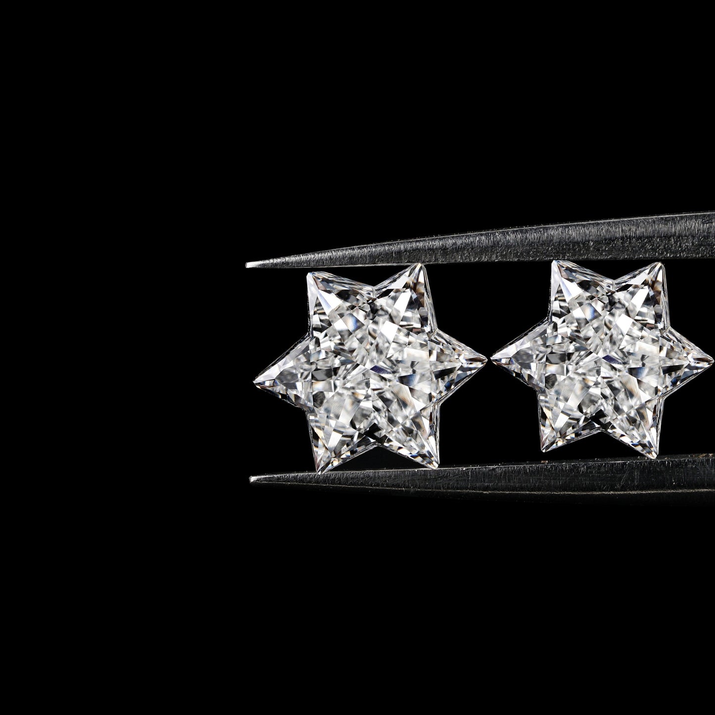 Modified Star Cut Lab grown Diamonds Pair For Studs For Hoop Earring Star Cut Conflict Free Diamond For Pendant Antique Cut Diamond