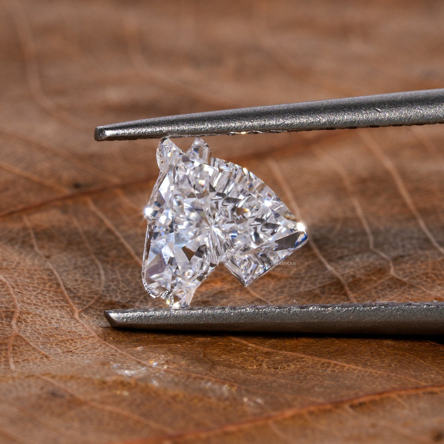 Horse Head Shape Lab Grown Diamond, Fancy Shape Man Made Diamond,1.00 Ct Horse Head Diamond for Unisex Pendant,Loose Diamond For Earring