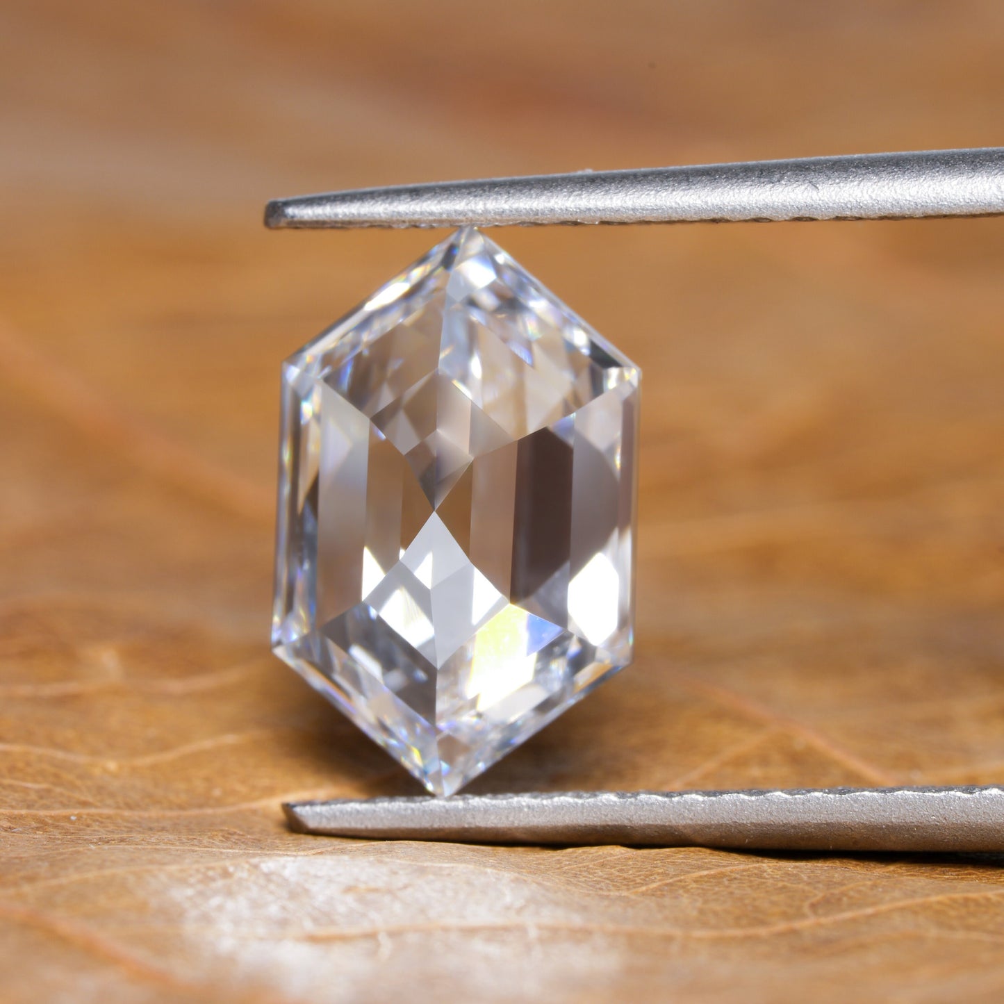 Long Hexagon Cut Lab Grown Diamond | Loose Fancy Diamond