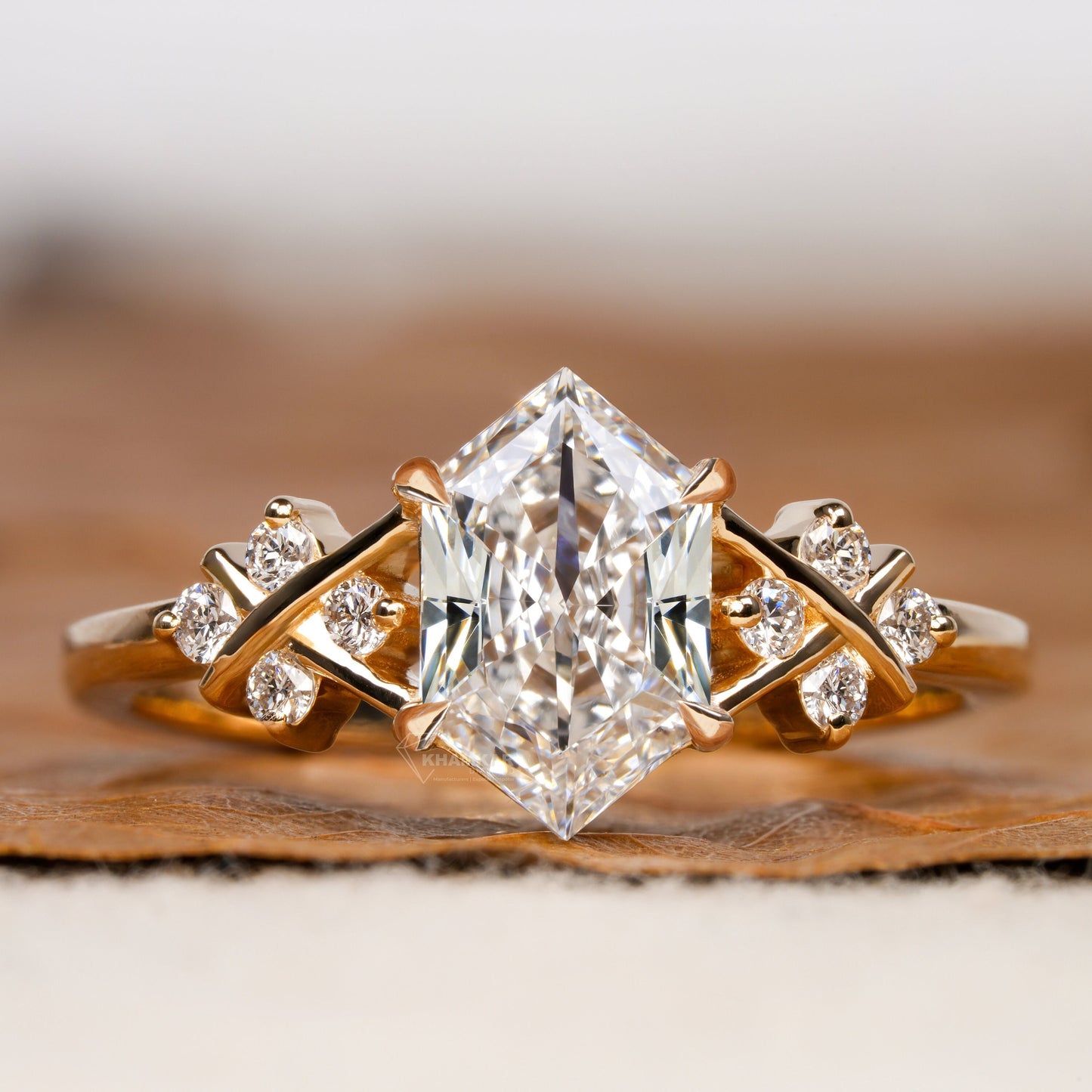 1CT Lab Grown Dutch Marquise Diamond Wedding Ring for Her
