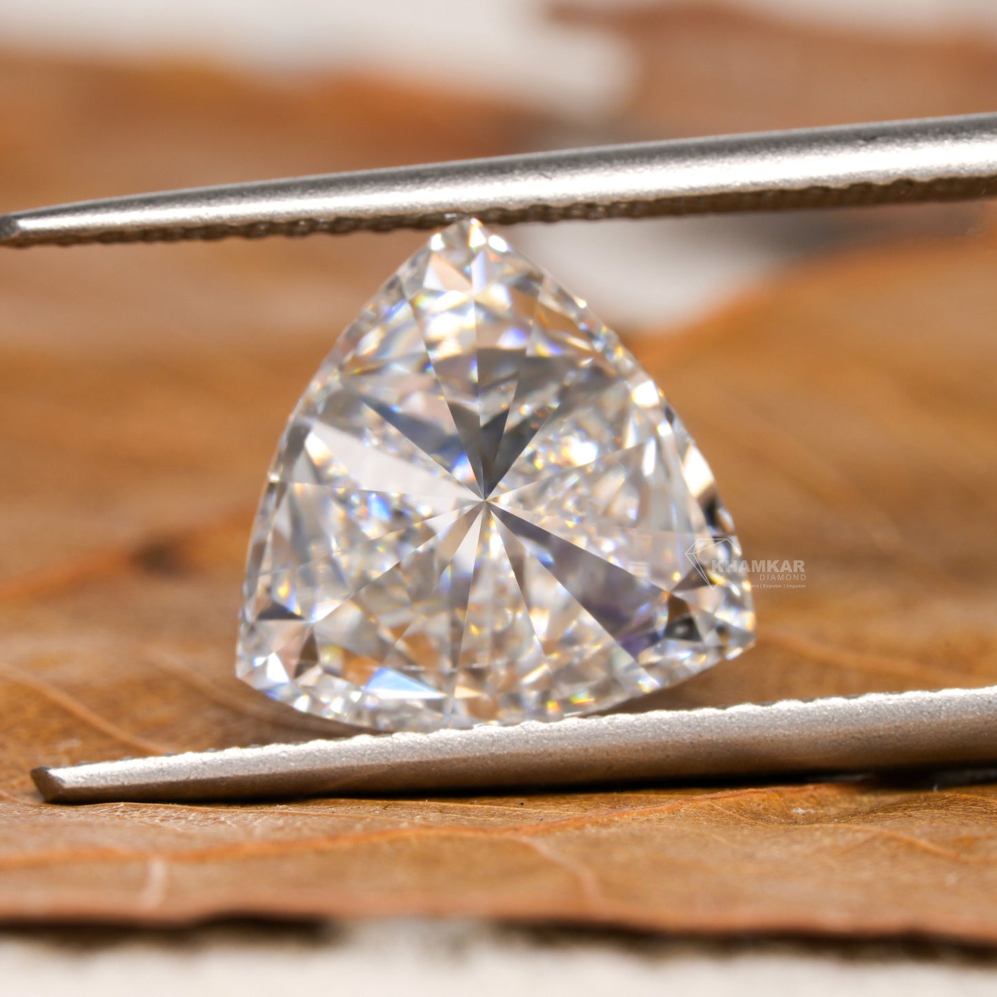 3.00 CT Trillion Cut Lab Diamond | CVD Loose Diamond