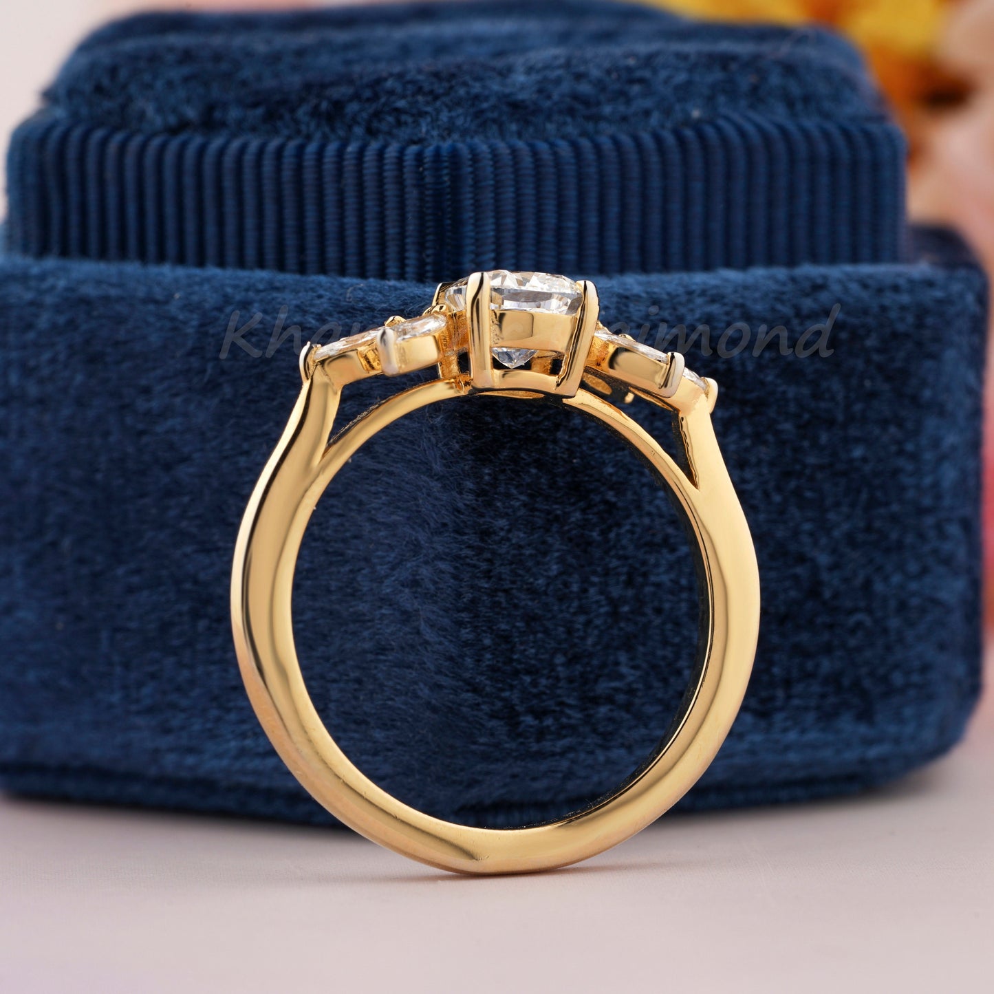 1.35 CT Cushion Cut Lab Diamond Wedding Ring – Bridal Gift for Her