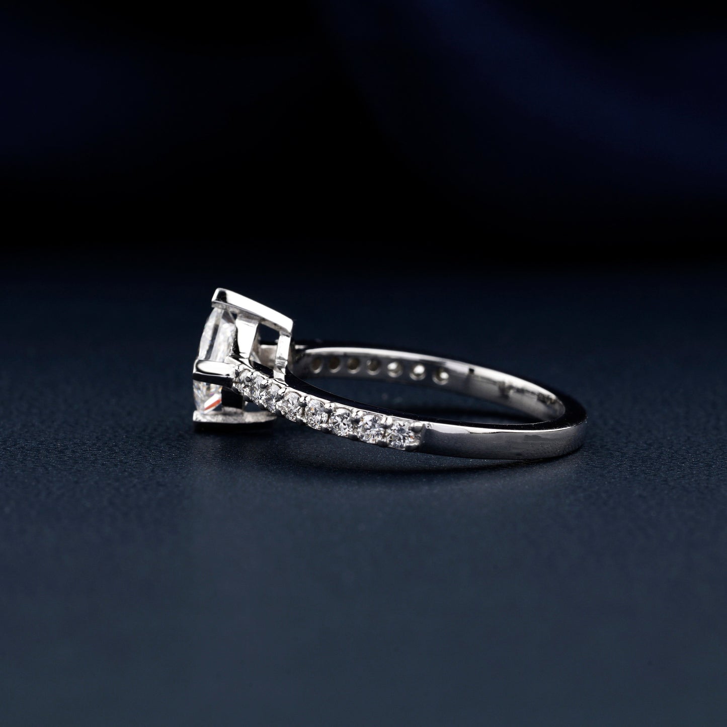 Princess Lab Diamond Ring 1CT – Wedding Ring for Her