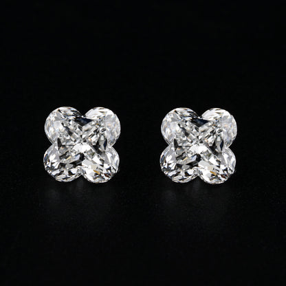 Modified Lili Cut Lab grown Diamonds Pairs For Solitaire Studs For Drop Earrings Anniversary Gift For Her Antique Cut Lab Diamonds
